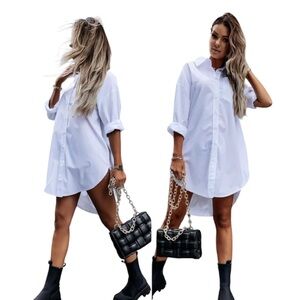 White Blouse Dress/CoverUp